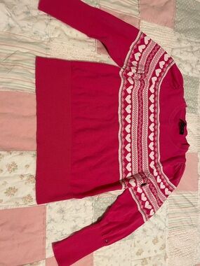 Women’s Pink Heart Tommy Hilfiger Sweater